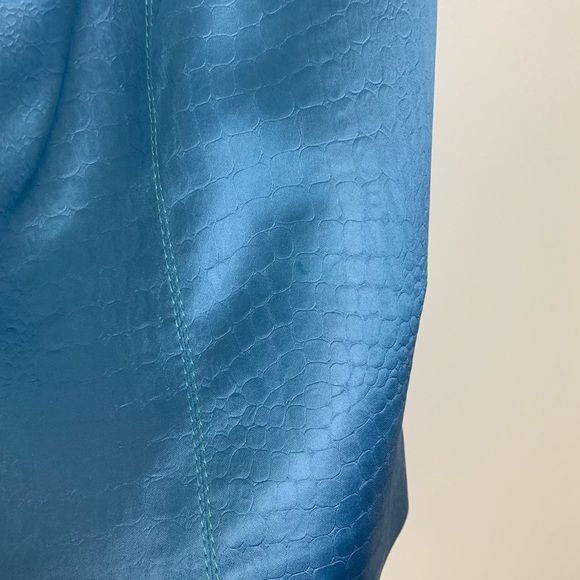 Vintage Alberto Makali Blue Reptilian 3-Piece Suit Set - Picture 11 of 16